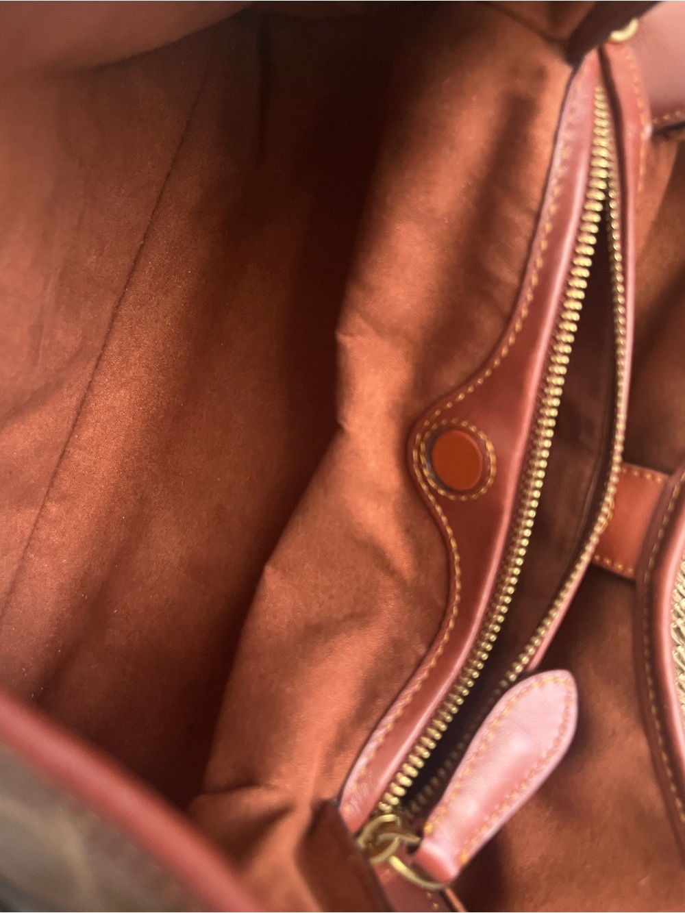 COACH Lori Shoulder Bag Signature Canvas C4825 Tan Rust New Without Tags - Picture 16 of 16